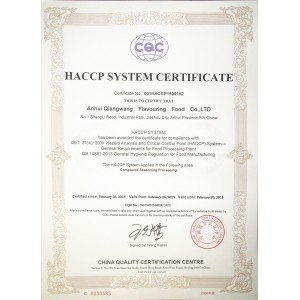 HACCP認證