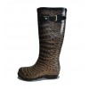 Snake printing rubber boots, tall rubber boots, fashion rubber shoes,