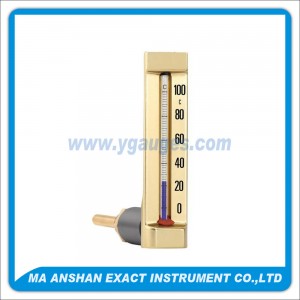 Glass Thermometer Angle Type