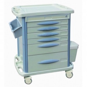 AG-MT003B3 With central locking medicine cart