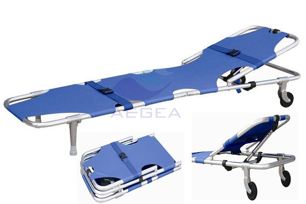 AG-2B4 Folding portable medical use wheelchair stretcher
