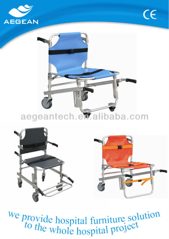 AG-6C CE ISO al-alloy material economic hospital stretcher