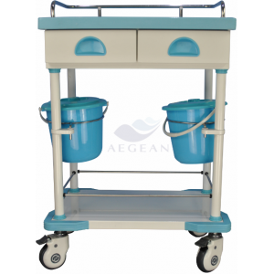AG-MT032 With two drawers treatment hospital crash cart