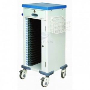 AG-CHT010 With single row patient records cart