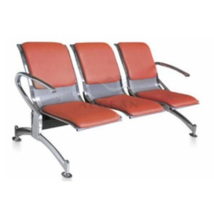 AG-TWC003 With PU mattress three seater metal chair