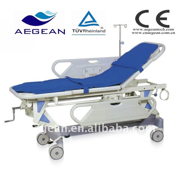 AG-HS002 With two ABS handrails hospital economic portable stretchers