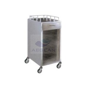 AG-SS027 SS One lockable drawer Trolley