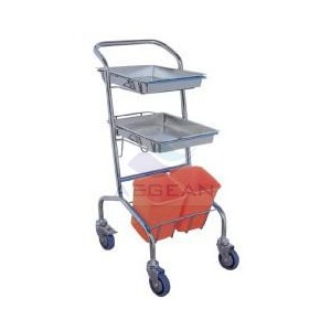 AG-SS034  CE approved metal hospital crash trolley