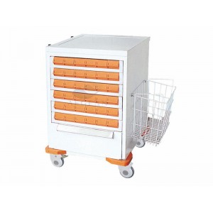 AG-MT036 With five drawers hospital metal frame medication carts