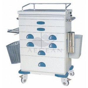 AG-AT021 ISO&CE approved hospital 304 stainless steel hospital trolley