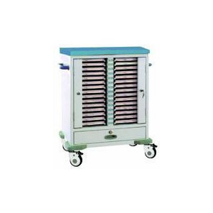 AG-CHT009 CE ISO with double rows hospital file cart