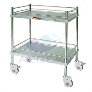 AG-SS042 Hospital stainless steel surgical treatment trolley