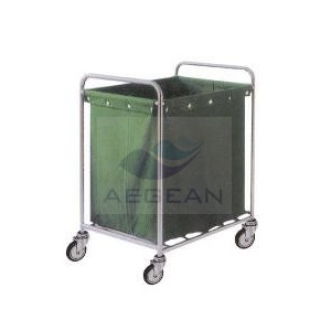 AG-SS013 With A Suspending Bag dirty linen trolley Large capacity