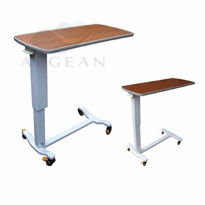 AG-OBT010 Economic height adjusted hospital durable overbed tables