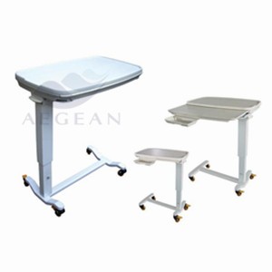 AG-OBT013 CE ISO with small drawer patient room over bed tables