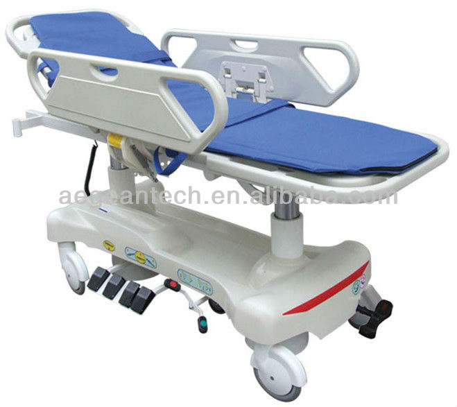 AG-HS010 With CPR handle PP material electric medical stretcher