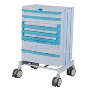 AG-WNT001 With many drawers hospital big size  medicine cart   