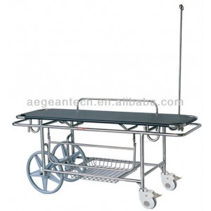 AG-HS016 With iv pole hospital cheap patient transfer stretcher