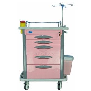 AG-ET007B4 Luxurious high-strength movable  hospital cart  