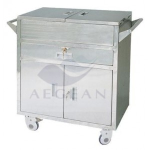 AG-ET021 CE&ISO durable hot sales medical care trolley